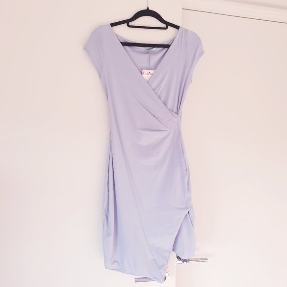 Kookai Dresses & Skirts - Kookai Fitted Assymetrial Mini Dress